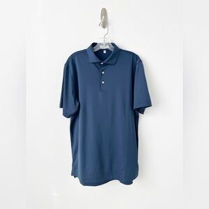 NWOT Peter Millar Summer Comfort Shirt M Blue Navy